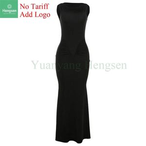 long tall lady in a black dress Miriam Tiered Black Maxi Dress