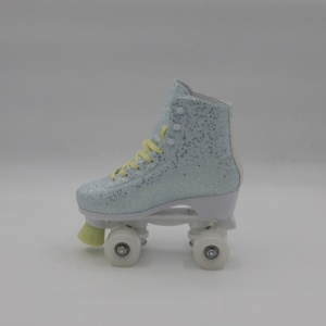 <span class=keywords><strong>Patines</strong></span> <span class=keywords><strong>de</strong></span> ruedas cuádruples para exteriores para niña, cuero PU especial con rueda <span class=keywords><strong>de</strong></span> aleación brillante ligera, suela <span class=keywords><strong>de</strong></span> PVC - Product Image 3