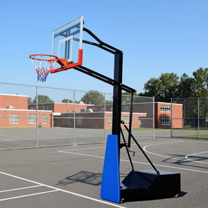 Panier de basket portable en gros pour extérieur, support de panier de basket réglable et mobile, panier de basket d'intérieur FIBA - Product Image 4