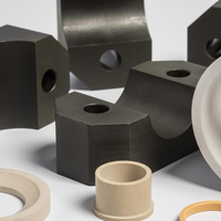 Piezas de Plástico de Ingeniería Personalizadas Resistentes al Desgaste, POM, Peek, Nylon