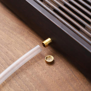 Bandejas de té de bambú y madera al por mayor, mesas de té cuadradas para el hogar con almacenamiento de agua, drenaje y funciones de preparación en seco. - Product Image 4