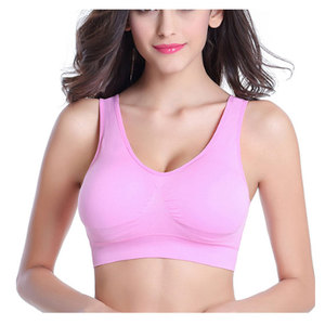 Sujetador deportivo de alta calidad para mujer, copas extraíbles, coloridas y cómodas - Product Image 1
