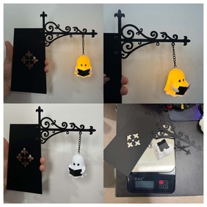 Lampe de chevet LED fantôme mignonne à suspendre, mini lampe fantôme décorative d'Halloween pour chambre, fête, ornement de maison - Product Image 4