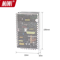 MiWi 120W Fuente de alimentación conmutada de salida cuádruple Multi voltaje 5V 12V 24V -12V SMPS Q-120