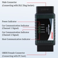 Herramienta de Bolsas de Aire OBDSTAR P50 con Adaptador CAN FD para Reinicio de Batería ECM SAS Compatible con Tesla