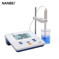 pH-mètre de laboratoire de table PH200EM à haute résolution pour le test de la qualité de l'eau, garantie 1 an