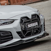 Grille avant de remplacement professionnelle style CSL compatible avec BMW G26 Gran Coupé, en fibre de carbone sèche préimprégnée autoclavée, avec couvercle moulé en métal