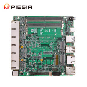 12th Gen Intel Core I3 I5 I7 6 Ethernet portları endüstriyel Nano ITX anakart 2 * RS232 RS232 Router Pfsense güvenlik duvarı anakart - Product Image 2