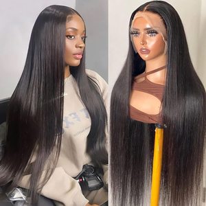 Super Double Drawn Water Wave 13x4 Glueless Frontal <b>Wig</b> Raw Virgin Human Hair 175/190/220g - Product Image 2