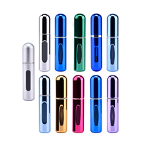 Échantillons d'usine disponibles : Nouveau flacon vaporisateur de parfum en aluminium, mini échantillon cosmétique 5ml 10ml, tube testeur