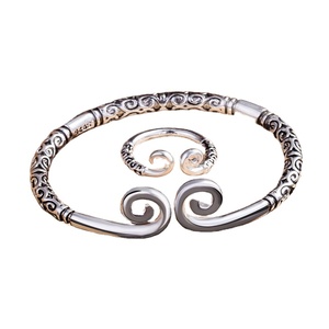 Brazalete Plateado para Hombre y Mujer, Diseño Moderno, Edición Conmemorativa de Black Myth <span class=keywords><strong>Goku</strong></span> - Product Image 1
