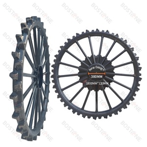 Transplanteur de riz, machine de culture interculturelle d'arachides, pneu 1800 mm, 17 tiges, roues en caoutchouc en fer massif pour riz - Product Image 3