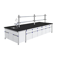 Meubles de laboratoire modernes, bancs de travail, tables de laboratoire pour agents chimiques à haute densité, pour hôpitaux et écoles