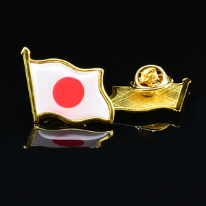 Épinglette rectangulaire en métal avec drapeau national de Nouvelle-Zélande, motif dessin animé peint, impression découpée pour la <span class=keywords><strong>publicité</strong></span> - Product Image 6