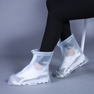 Couvre-chaussures imperméables réutilisables en PVC antidérapants avec fermetures éclair pour le <span class=keywords><strong>camping</strong></span> en plein air et le cyclisme, résistants à l'usure - Product Image 6