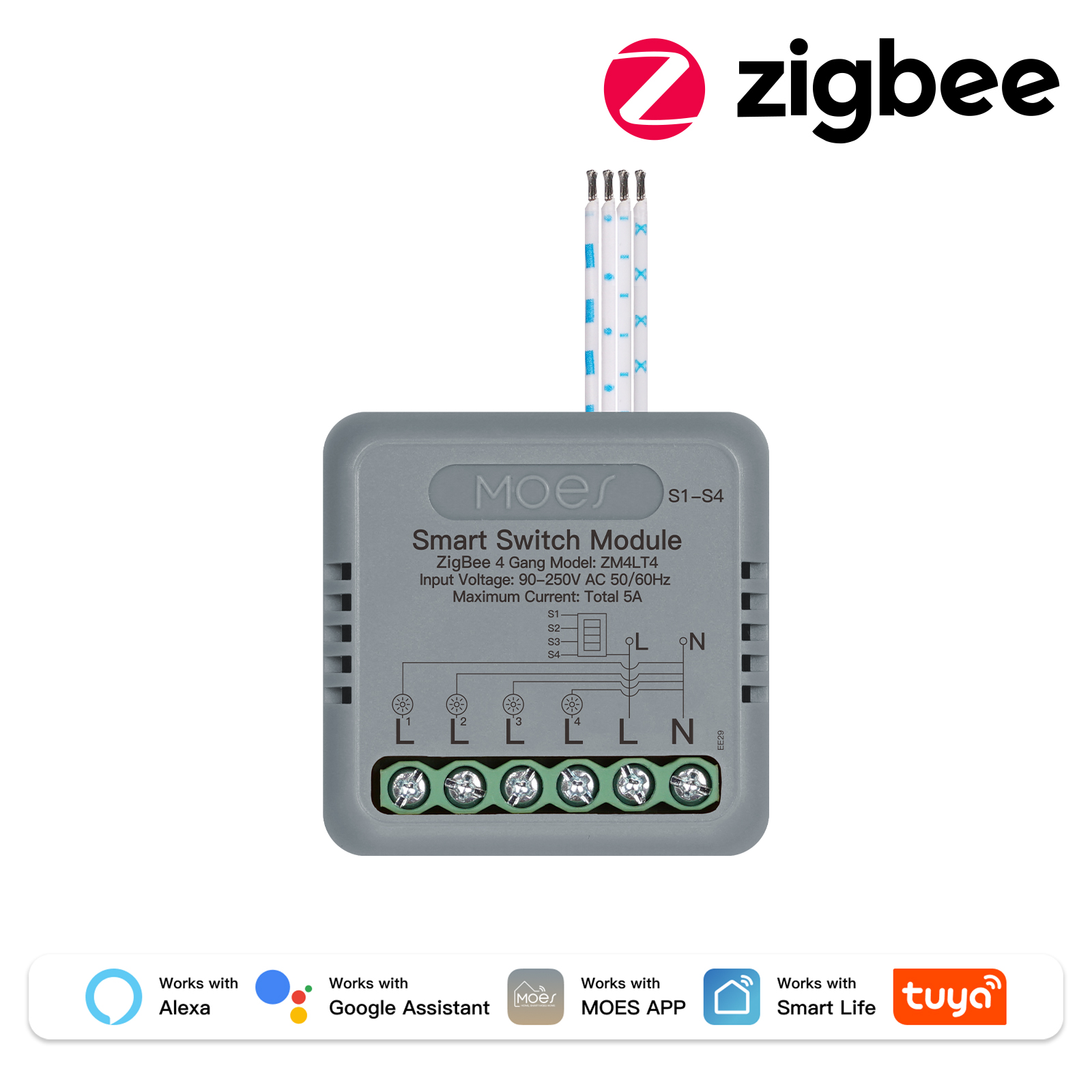 ZigBee de 4 módulos