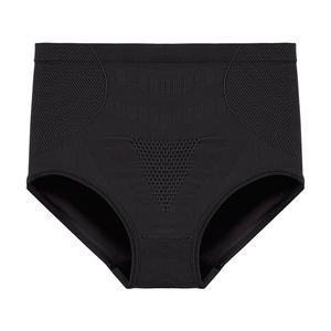 Venta al por mayor bragas de mujer de cintura alta bragas de barriga sin costuras mujeres cómodas bragas de todos los días Sexy de punto de corte alto bragas suaves - Product Image 6