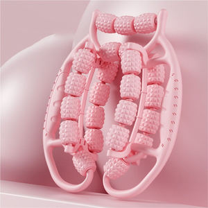 Penjepit pijat kaki tubuh portabel, tongkat rol untuk relaksasi otot penjepit meja alat pijat kaki - Product Image 6