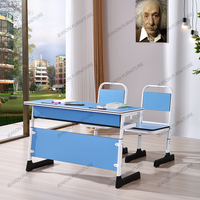 Meubles de bureau et d'école pliables modernes en bois durables Ensemble de bureaux et de chaises pour étudiants