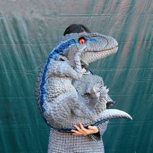 My Dino Professional China Decoraciones hechas en fábrica Baby-Velociraptor Hand Puppet - Product Image 1