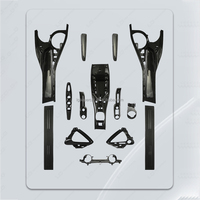 Accessoires de voiture, kit intérieur en fibre de carbone sèche pour Ferrari 812, style OEM modifié, conduite à gauche, pièces automobiles