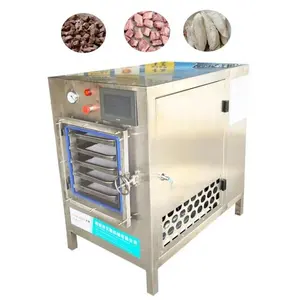 Máquina certificada CE para alimentos liofilizados, mini 4kg, 0.4m2, secador de alimentos a vácuo, máquina de liofilização de doces, frutas, chips, alimentos para animais de estimação, mini laboratório doméstico