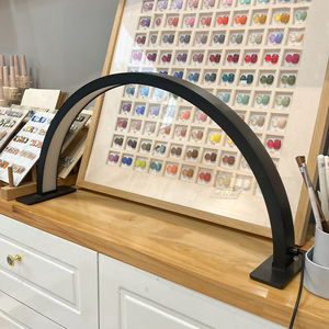 Arche diamantée pour <span class=keywords><strong>ongles</strong></span> Demi-mois Led Nail Lamp Diamond Nail light ring lamp Salon Manicurist Tools Fill Light - Product Image 3