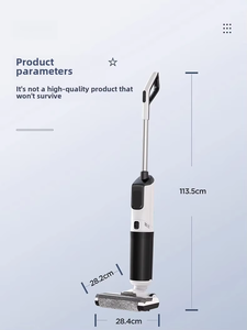 Promotion : <span class=keywords><strong>Aspirateur</strong></span> Balai Sans Fil HEPA à Moteur Brushless Puissant, Double Réservoir, pour Usage Extérieur, Nettoyeur de Sols Automatique et Serpillère - Product Image 4