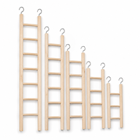 Jouet en bois pour oiseaux, accessoires pour cage à oiseaux, petite échelle colorée pour grimper, design anti-évasion, fabriqué dans le Zhejiang