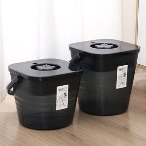 <b>Tea</b> Dregs Bucket <b>Plastic</b> 20-35L With Strap Filter Layer Round Standing Type Eco Friendly Storage Bin For <b>Tea</b> <b>Set</b> - Product Image 2