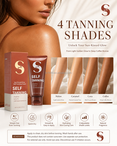 Lotion Auto-Bronzante Accélératrice DHA Effet Bronzant Sans Soleil Melon Caramel Coco Café Marque Privée OEM ODM Vente en Gros Personnalisée - Product Image 3