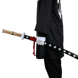Épée Zoro <span class=keywords><strong>Katana</strong></span> de 104 cm/41 pouces, cosplay d'anime, armes de cosplay, <span class=keywords><strong>Enma</strong></span> White Nidai Kitetsu avec porte-épée et ceinture - Product Image 3