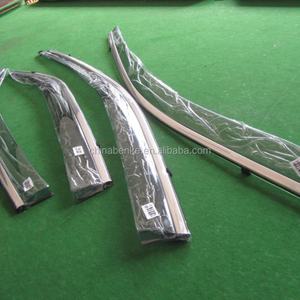 Déflecteurs de vent pour portières de voiture RENAULT KOLEOS, en PC, avec protection anti-pluie en acier inoxydable - Product Image 6