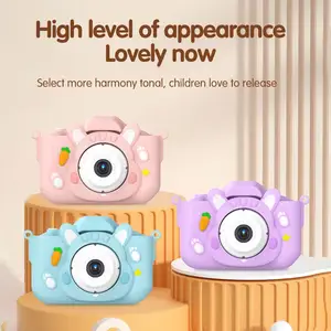 Videocamere per bambini giocattoli regalo di compleanno magico divertente HD Mini cornici colorate cartone animato per bambini Selfie giocattolo Vlog macchina fotografica Video digitale per bambini