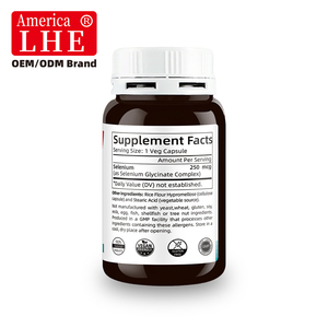 Vente en gros de suppléments de sélénium Shecome, fabricant de suppléments de sélénium, soutien immunitaire et antioxydant, minéraux essentiels, 250 mcg, 100 capsules de sélénium - Product Image 6