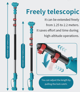 Sécateur électrique à long manche télescopique sans fil pour arbres, coupe jusqu'à 25 mm, pour vergers et vignobles, professionnel, certifié CE TUV - Product Image 3