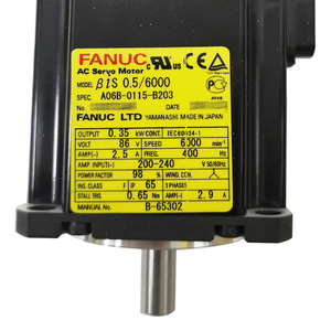 A06B-2115-B203 A06B-0115-B203 Nuevo Motor Servo AC Original FANUC A06B2115B203 para PLC PAC y Controladores Dedicados - Product Image 2