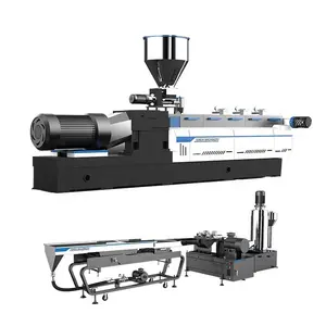 Machine à extrusion de granulés de plastique, prix d'usine, granulateur à double vis, ligne de Production de découpe de granulés de PVC