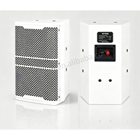 Haut-parleur de conférence passif professionnel KP406/ KP408 6/8 pouces 80W/120W, une paire disponible en noir ou blanc pour mariage, discothèque, spectacle