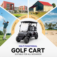 Voiturette de golf électrique 4 places la plus vendue, moteur haute performance 7000W, certifiée CE, autonomie 90km, vitesse 70km/h+, idéale pour la chasse