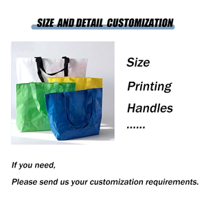 Borsa in tessuto PP pieghevole con cerniera e logo personalizzato, grande, <span class=keywords><strong>o</strong></span> <span class=keywords><strong>borse</strong></span> Swaure - Product Image 4