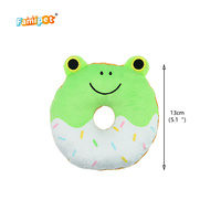 Nouveau jouet pour animaux Famipet : Donut à thème printanier, design animaux, mignon, doux, en peluche, avec son froissement et couineur, pour chiens