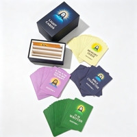 Cartes d'affirmation de santé professionnelles inspirantes, avec mon design et logo imprimés, cartes de jeu de pleine conscience avec versets bibliques, en boîte