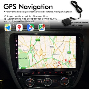 Autoradio multimédia Android 13 avec 128 Go de ROM, commande vocale IA, lecteur vidéo et GPS pour Volkswagen Jetta 6 (2011-2018) avec CarPlay - Product Image 3