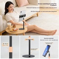 Support de téléphone et tablette réglable BHA ZM21 pour bureau, rotation à 360°, support de diffusion en direct, support de bureau multi-angles pour smartphone et iPad