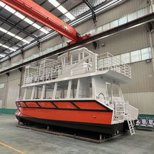 Barco de pasajeros de aluminio de 11,6 metros con catamarán de gasolina fuera de borda de segunda cubierta para taxi acuático 52 PAX - Product Image 2