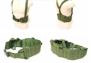 เข็มขัด HBMB01l Molle 1000D ไนลอนความหนาแน่นสูง เข็มขัดคาดเอวแบบมีแผ่นรองรับสำหรับการต่อสู้ อุปกรณ์ล่าสัตว์กลางแจ้ง - Product Image 5