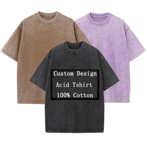 <span class=keywords><strong>T</strong></span>-shirts Vintage vierges lavage à l'acide vente en gros <span class=keywords><strong>t</strong></span>-shirts surdimensionnés <span class=keywords><strong>t</strong></span>-<span class=keywords><strong>shirt</strong></span> Hip Hop drôle 100% coton unisexe <span class=keywords><strong>faire</strong></span> de vieux <span class=keywords><strong>t</strong></span>-shirts - Product Image 1