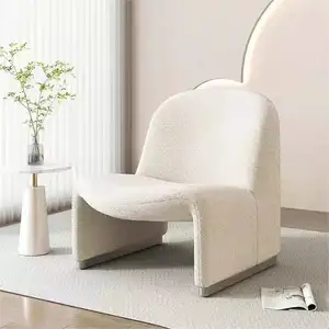 北欧沙发座家具客厅椅现代天鹅绒口音椅家居休闲单人酒店沙发椅