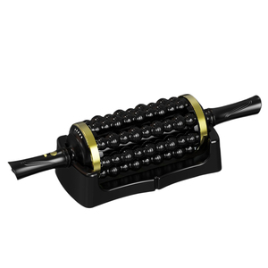 Masajeador percusivo inalámbrico con control remoto para terapia de recuperación muscular y de tejidos profundos con base manos libres - Product Image 1